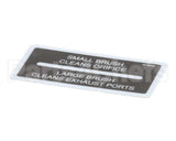 N0059 Bki Decal, Small Brush/