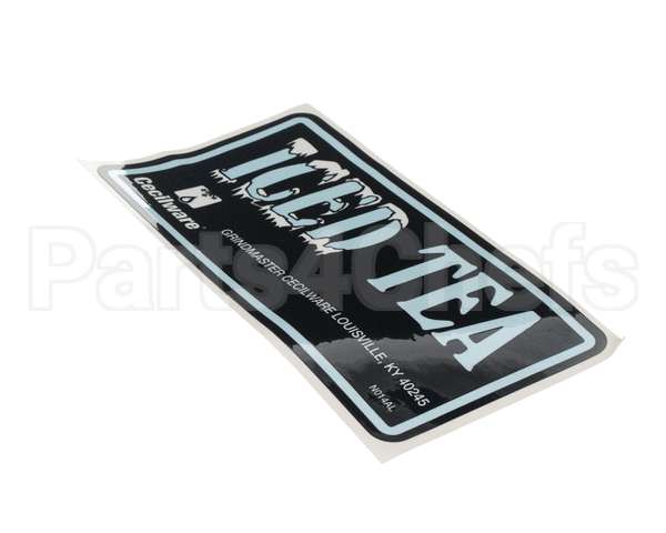 N014AL Grindmaster Cecilware Label Iced Tea - S3/5/10
