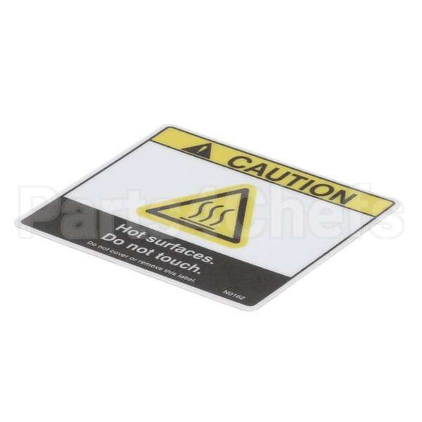 N0162 Compatible BKI Decal, Caution Hot Surfaces