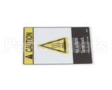 N0162 Bki Decal, Caution Hot Surfaces