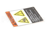 N0164 Bki Decal, Hot Steam Safety Valve
