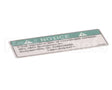 N0165 Bki Decal, Notice Lost Manual