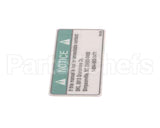 N0165 Bki Decal, Notice Lost Manual