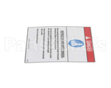 N0176 Bki Decal, Instr Safety Manual