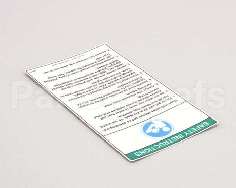 N0345 Bki Decal, Hook Lid Instructions