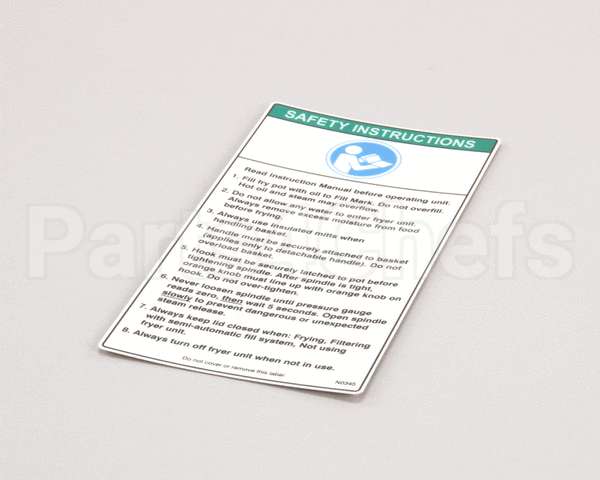 N0345 Bki Decal, Hook Lid Instructions