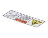 N0395 Bki Decal, Vat Cover Safety Warn