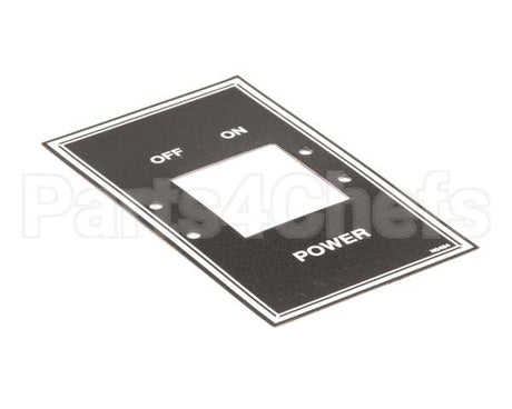 N0494 Bki Decal, Power Switch Ctl Plate