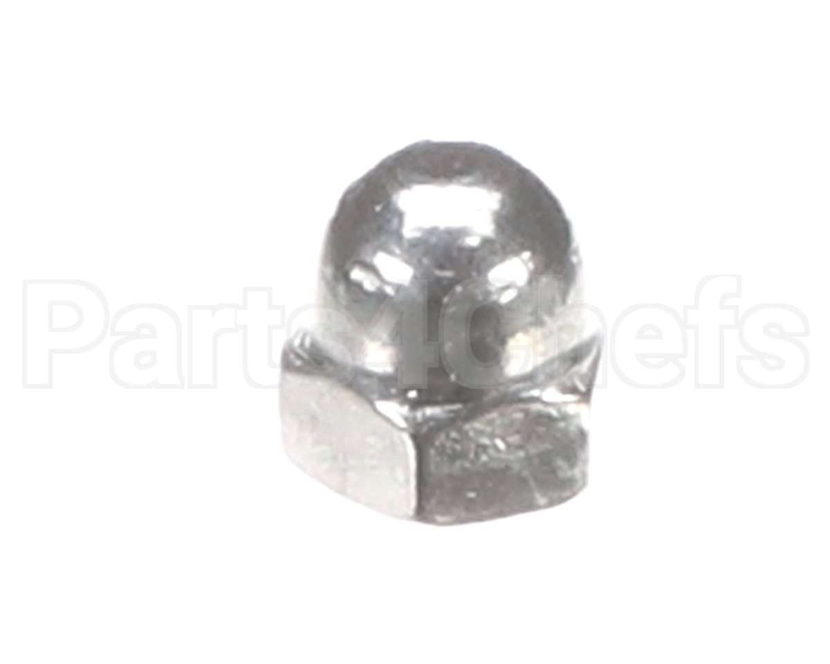 N8-32CAP Food Warming Nut 8-32 Acorn, 18-8