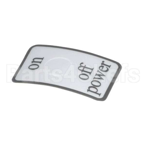 N947AL Compatible Grindmaster Label Power On/Off - Gb/Java