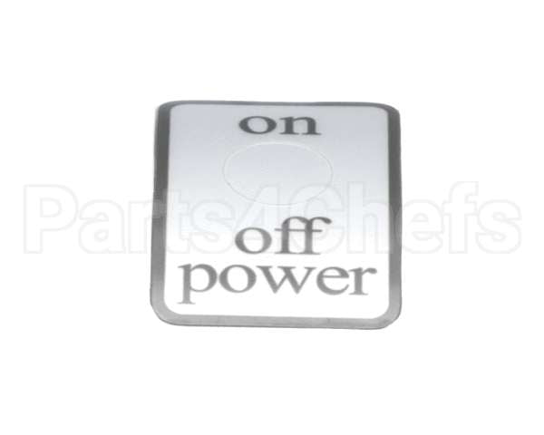 N947AL Grindmaster Cecilware Label Power On/Off - Gb/Java