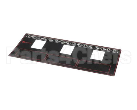 NA76AL Grindmaster Cecilware Label Switch Panel- 3Kgb