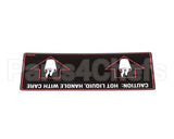 NA89AL Grindmaster Cecilware Label Hot Liquid-Gb2D/M/K