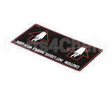 NA89AL Grindmaster Cecilware Label Hot Liquid-Gb2D/M/K