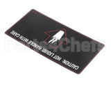 NA91AL Grindmaster Cecilware Label Hot Liquid- Gb1 S