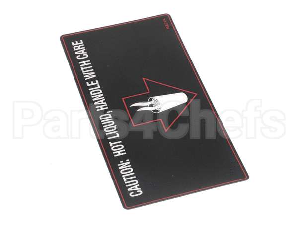 NA91AL Grindmaster Cecilware Label Hot Liquid- Gb1 S