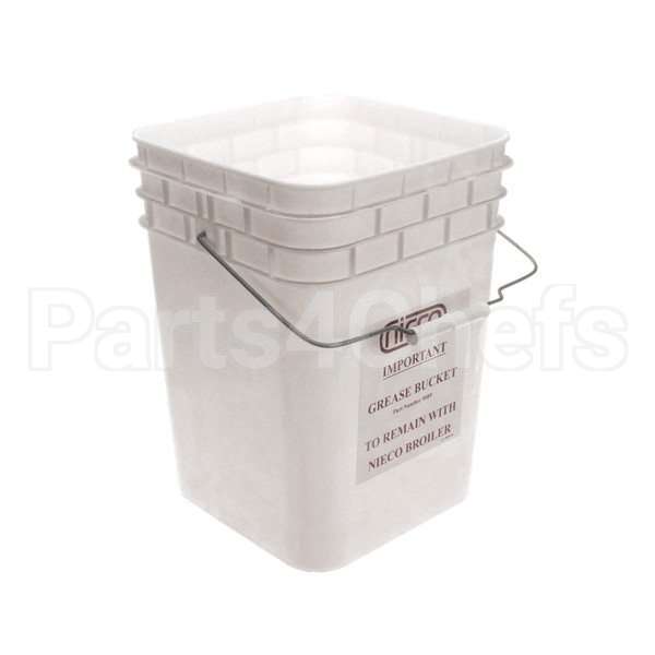NC9089-01 Compatible Nieco Grease Pail W/O Lid 4 Ga L. W/L