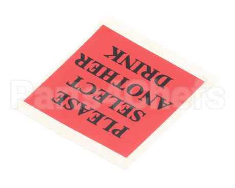 NL12AL Grindmaster Cecilware Label Select Drink