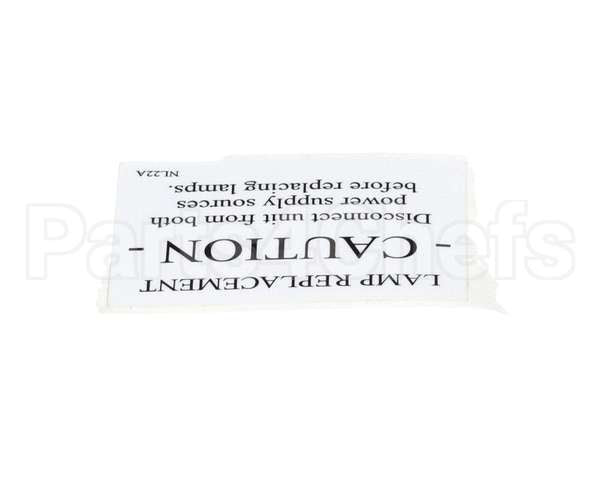 NL22AL Grindmaster Cecilware Label Caution (4) Gb8M