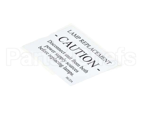 NL22AL Grindmaster Cecilware Label Caution (4) Gb8M