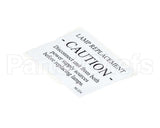 NL22AL Grindmaster Cecilware Label Caution (4) Gb8M