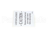 NL22AL Grindmaster Cecilware Label Caution (4) Gb8M