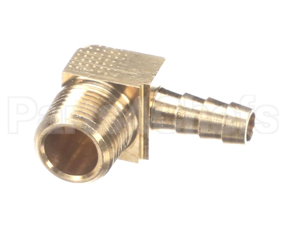 NT1555 Groen Brass Elbow Fitting- Hose Barb X 90 Degr