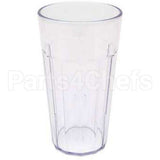 NT16152 Compatible Cambro Tumbler, Fluted16.4 Oz C Lear