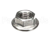 NU-38212 Alto Shaam Nut,M5-0.8 Hex Flg-Serr Cl8 Ss