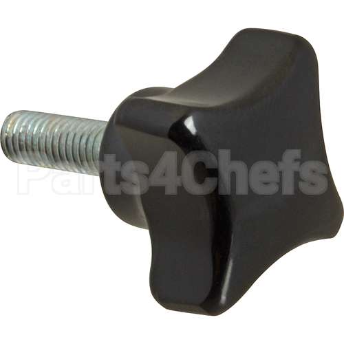 OLI5911-7210 Compatible Oliver Products Knob, 4-Arm W/ Stud M5-0.8X15