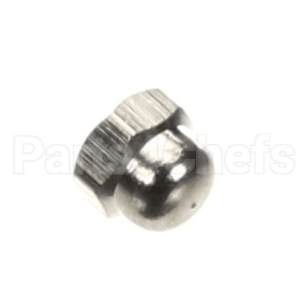P011A Compatible Grindmaster Nut, 8-32 Acorn Cap, Brs/Np