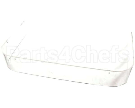 P041682FPX Hillphoenix Curved Plxg End For 12" Shelf