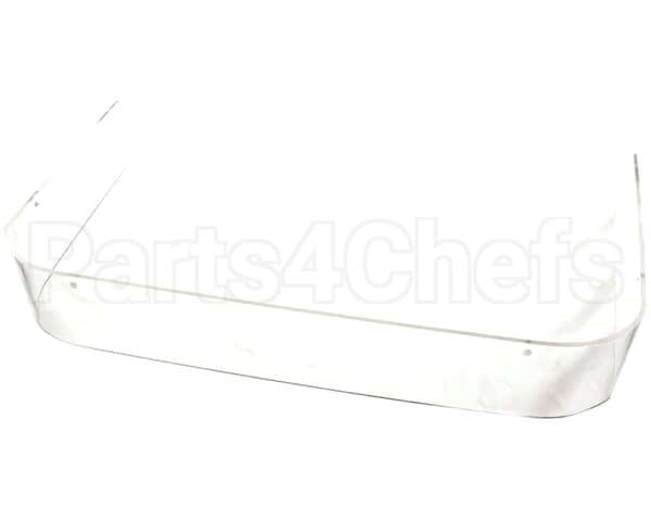 P041682FPX Hillphoenix Curved Plxg End For 12" Shelf