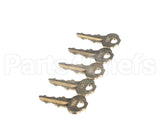 P15-398 Bradley Corporation Standard Bradley Key, Set Of 5