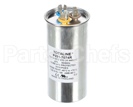 P291-7074R Bryant Payne Run Cap Rnd 440V 70/7.5 Mfd