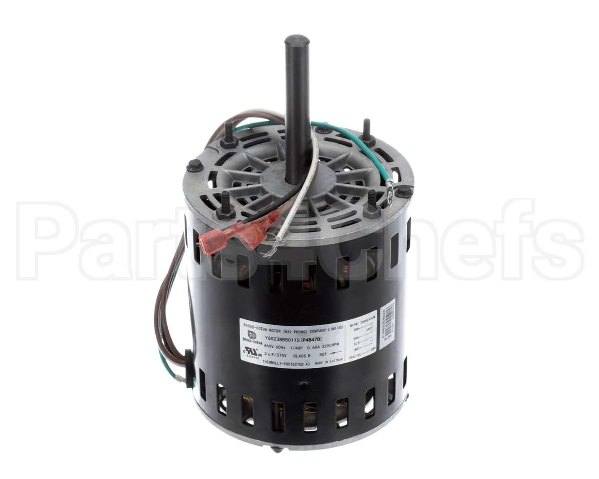P4847B Aaon Draft Inducer, 1/4 Hp, 460V, Fits Brand