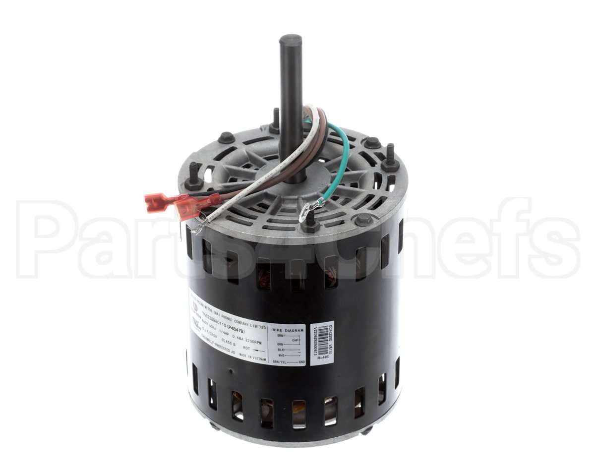 P4847B Aaon Draft Inducer, 1/4 Hp, 460V, Fits Brand