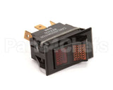 P5047119 Pitco Switch,Rocker Spst (1-1) 28V Red/Amb