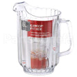 P600CW-135 Compatible Cambro Pitcher 60 Oz Plst-135 Fluted/Clear