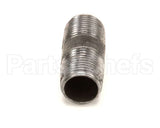 P7037093 Pitco Nipple,Black 1/2 X 2