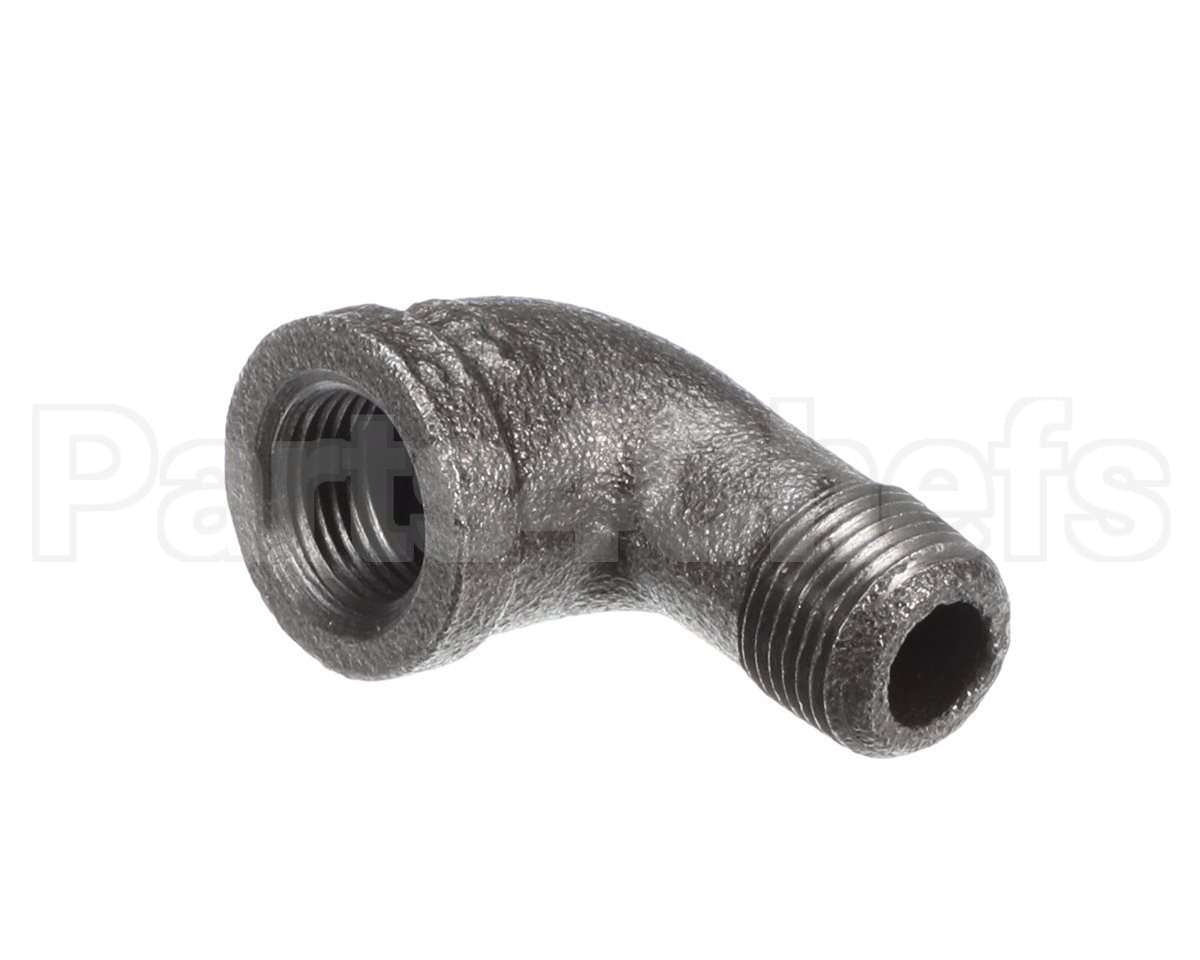 P7037752 Pitco Elbow,Blk St 90 3/8