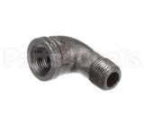 P7037752 Pitco Elbow,Blk St 90 3/8