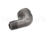 P7037752 Pitco Elbow,Blk St 90 3/8