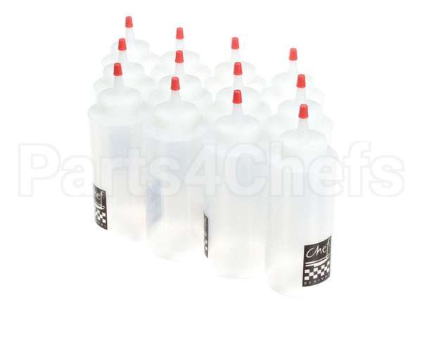 P8012 San Jamar Squeeze Bottle 12 Oz Clear