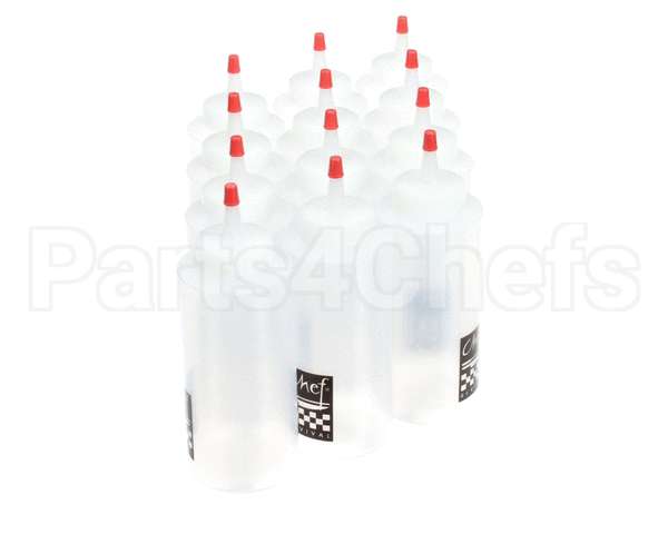 P8012 San Jamar Squeeze Bottle 12 Oz Clear