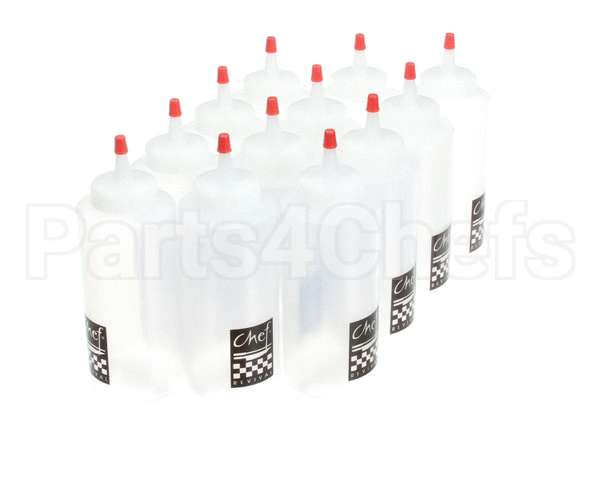P8012 San Jamar Squeeze Bottle 12 Oz Clear