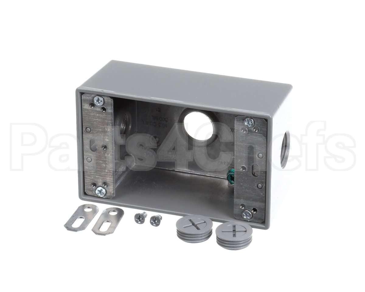 P83560 Aaon Bell Box W/ 3- 1/2 Hubs