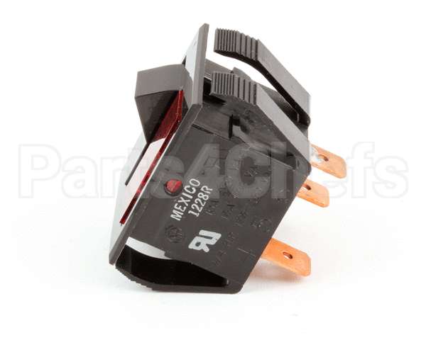 P9101-35 Anets Sw,Spst 10A W/Light Red 120V