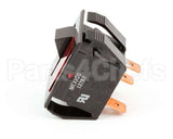P9101-35 Anets Sw,Spst 10A W/Light Red 120V