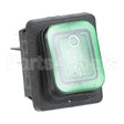 PC78-233S Compatible Prince Castle Switch - Rocker, Lighted (Green)